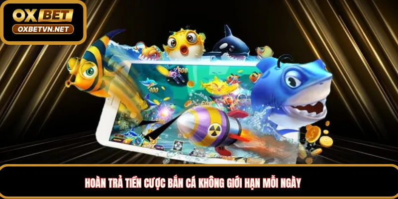 Hoàn Trả Tiền Cược Bắn Cá Không Giới Hạn Mỗi Ngày